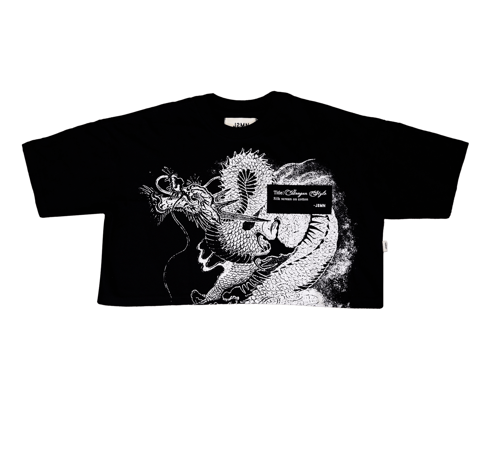 Cropped Preta Camiseta Feminina da JSMN