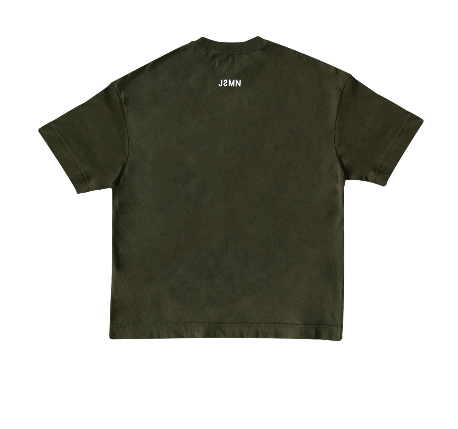 Camiseta POLIZEI Oversized Verde Militar da JSMN